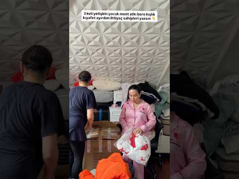3 koli yetişkin çocuk mont atkı bere kışlık kıyafet ayırdım #keşfet #özlemlinaöz #global