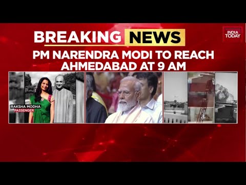 PM Modi En Route To Ahmedabad After Deadly Plane Crash Claims 265 Lives | India Today News