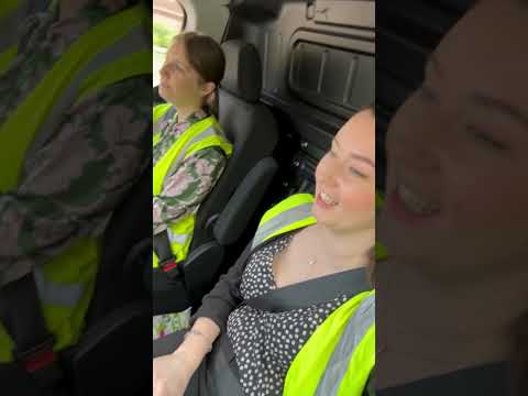 POV: What women talk about in the work van...