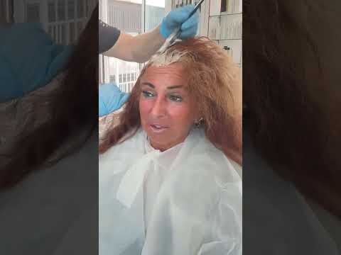 Color hair step by step #haircut #blowup #salon #layerup #layerhaircut #color #short #video