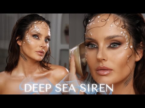 Mythical Siren / Mermaid Halloween Makeup with Realistic Fish Scales
