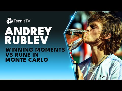 Andrey Rublev: Masters 1000 Champion! | Monte Carlo 2023 Championship Point & Trophy Lift