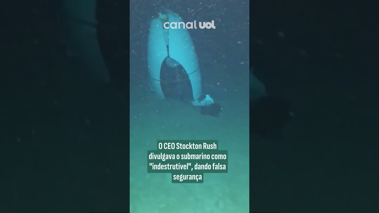 Submersível Titan implodiu e matou 5 pessoas por falha grave na segurança aponta relatório