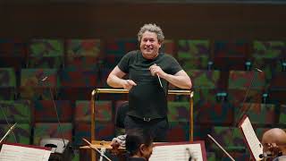 Gustavo Dudamel rehearses &quot;The Firebird&quot; suite with the Los Angeles Philharmonic