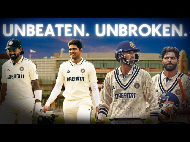 Unbeaten. Unbroken. India’s Historic Day 5 Resistance at Old Trafford