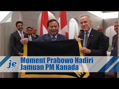 Moment Presiden Prabowo Hadiri Jamuan Makan Malam PM Kanada di Gallery National
