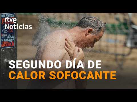 Los TERMÓMETROS se DISPARAN en plena OLA DE CALOR sobre todo en el NORTE | RTVE Noticias