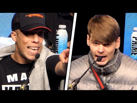 HEATED! Little T vs Afghan Dan | Misfits Boxing Press Conference