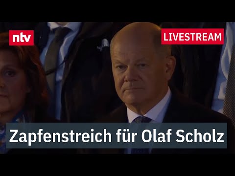 LIVE: Zapfenstreich für Olaf Scholz