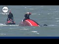 9 rescued from sinking sailboat in San Francisco Bay