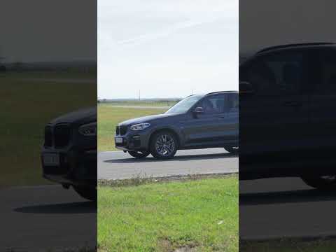 BMW SUV Braking 120 km/h