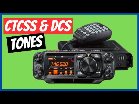 Yaesu FTM500D - CTCSS and DCS Tones