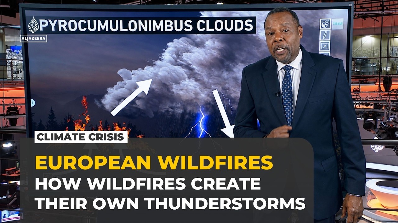 How Europe’s wildfires create their own thunderstorms