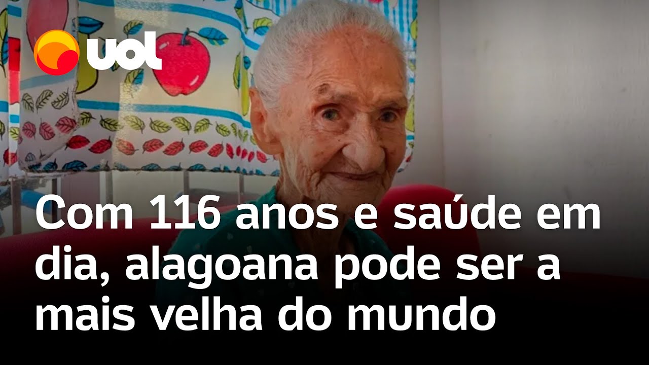 Mulher de 116 anos pode ser considerada a mais velha do mundo ela vive em Maceió e teve 21 filhos