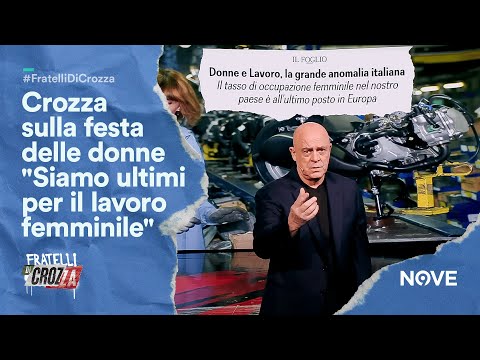 Maurizio Crozza e il suo monologo sulla festa delle donne "Siamo ultimi per il lavoro femminile"