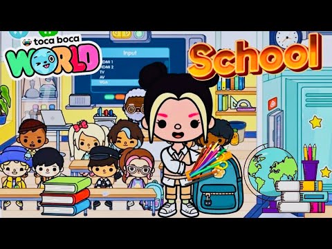 روتيني اليومي في المدرسة الجديدة 🎒😱 اكتشفت أسرار رهيبة في لعبة توكا بوكا Toca Boca School!بازو 