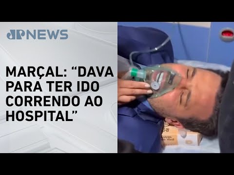 Pablo Marçal admite que “armou cena” em ambulância após cadeirada de Datena; comentaristas analisam