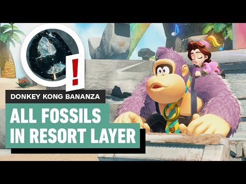 Donkey Kong Bananza - Every Resort Layer Fossil Location