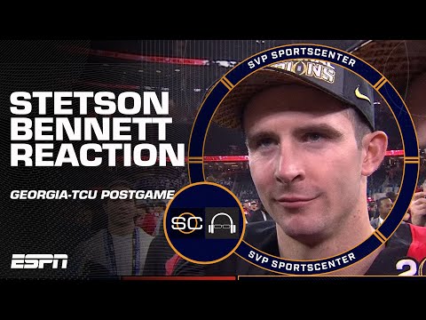 BRUTAL. STONE COLD. EXECUTION! - Stetson Bennett reacts to historic TCU blowout | SC with SVP