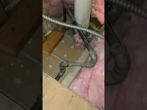 Why would someone do this? #remodeling #plumbing #fail #attic #basement #realestate #bathroom