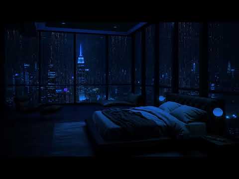 Rainy City Nights: Unwind with Healing Rain Sounds for Study, Relaxation, and Sleep 🌧️🏙️💤