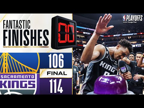 Final 5:41 EXCITING ENDING #6 Warriors vs #3 Kings! | April 17, 2023 video clip