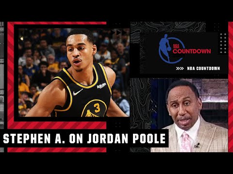 Stephen A.: The Warriors are title contenders BECAUSE of Jordan Poole! | NBA Countdown video clip