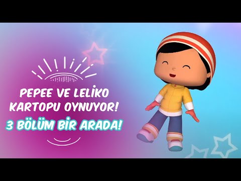 Pepee ve Bebee Kartopu Oynuyor!⛄❄ Leliko ve Pisi İle 3 Bölüm Bir Arada | Düşyeri