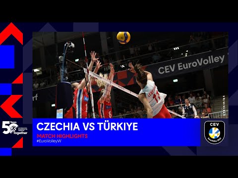 Czechia vs. Türkiye | Match Highlights | CEV EuroVolley 2023 Women