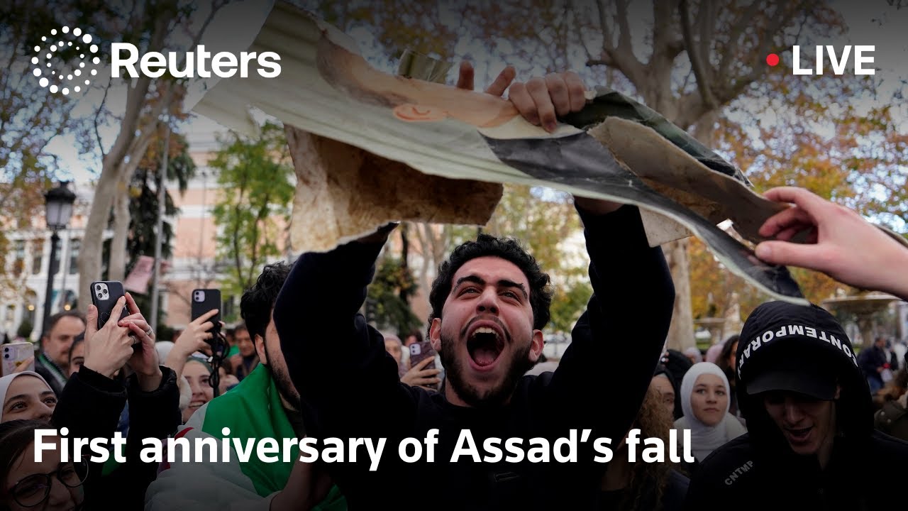 LIVE: Demonstration to celebrate the first anniversary of Assad’s fall