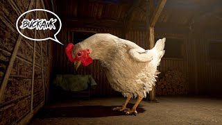 Terrorized by a HUGE chicken | Chicken Feet