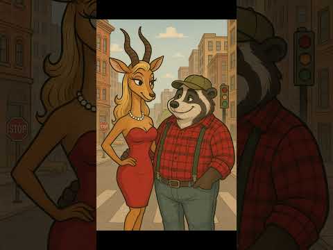 La gazelle et le blaireau