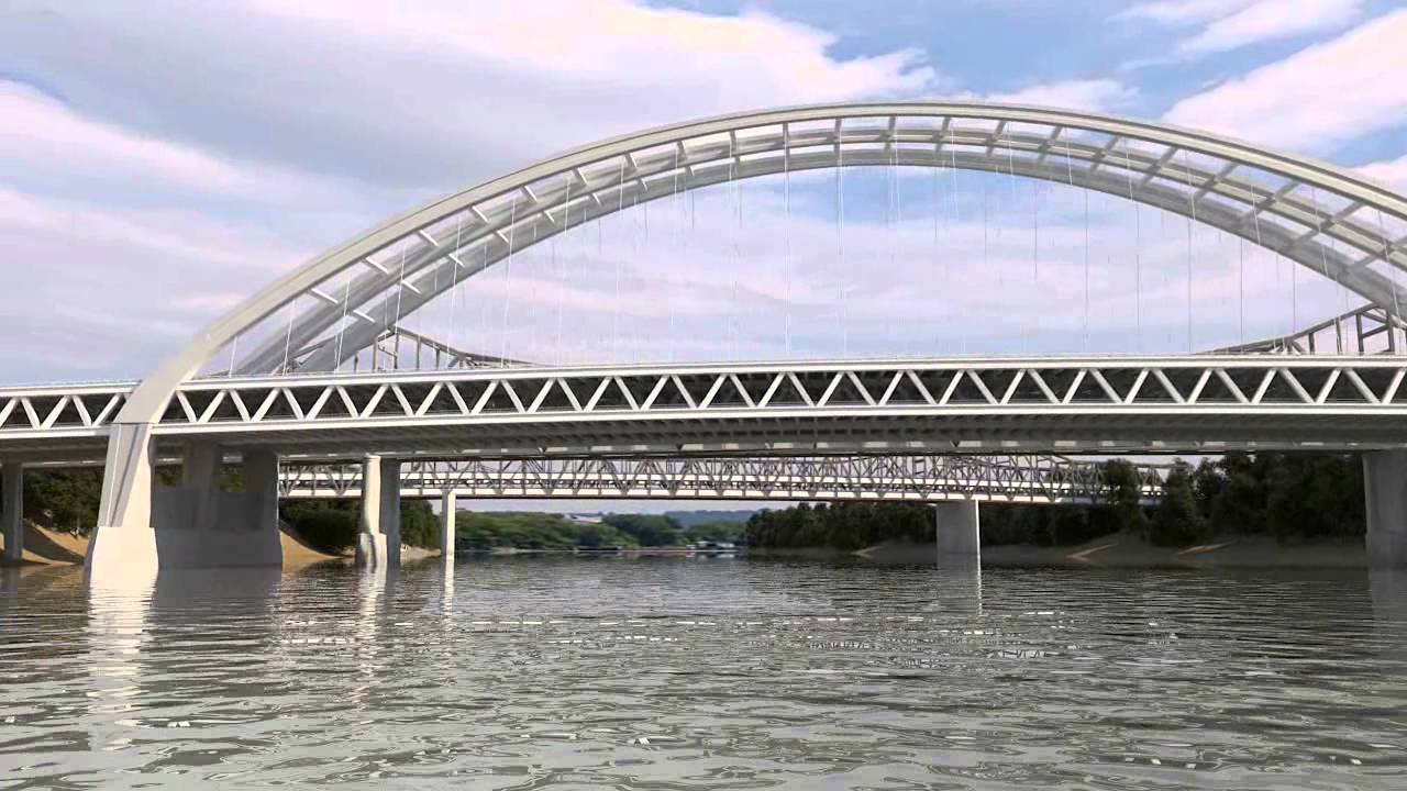 Brent Spence Bridge Replacement Design Arch Option.wmv YouTube