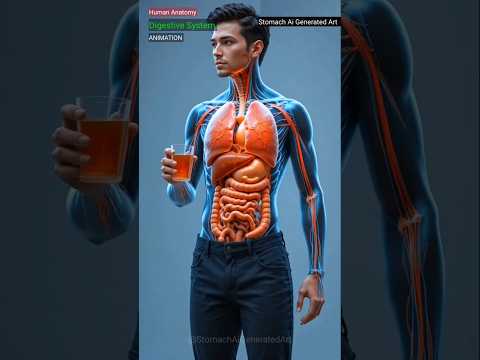 What Happens Inside Your Body After Drinking Juice | Human Digestive System Animation
