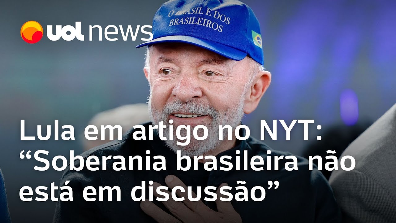 Lula escreve a Trump em artigo no NYT: ‘Soberania brasileira não está em discussão’