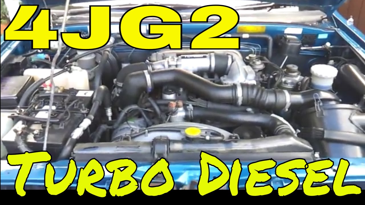 4JG2 3.1L I4 Turbo Diesel (3059cc). Rare 5-Speed Manual ... 3 4l engine diagram 