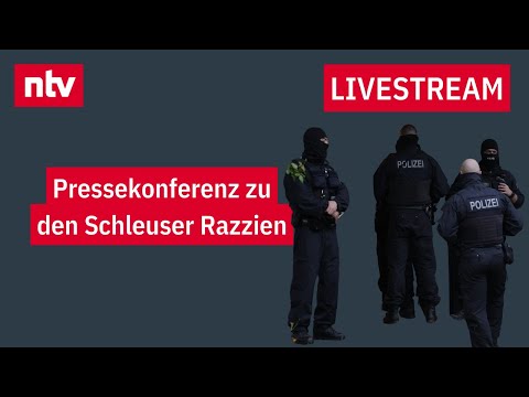 LIVE: Pressekonferenz Staatsanwaltschaft Düsseldorf zu den Schleuser Razzien