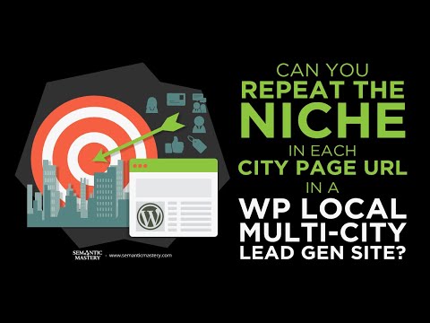 Can You Repeat The Niche In Each City Page URL In A WP Local Multi-City Lead Gen Site?