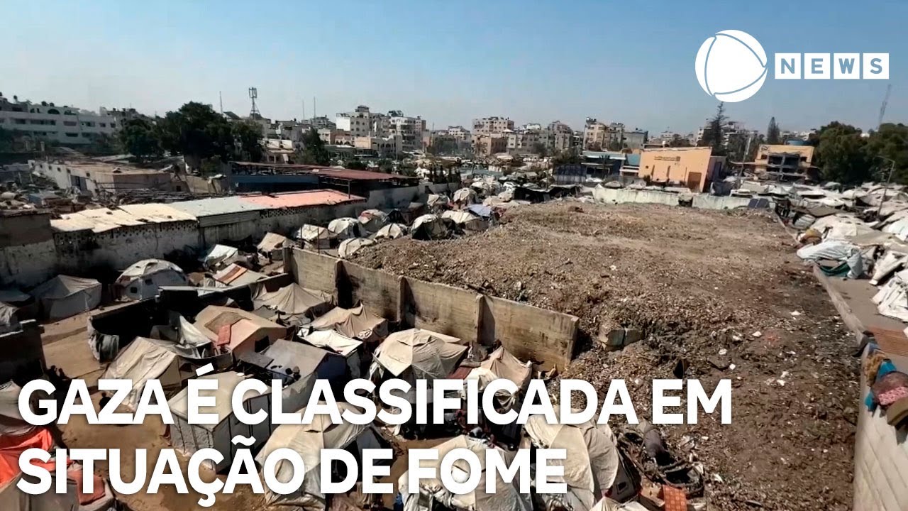 Cidade de Gaza é classificada em situação de fome