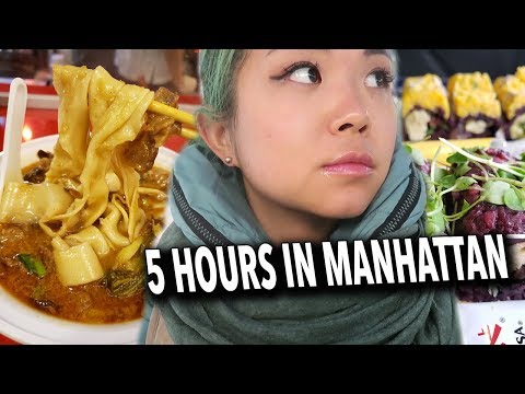 WHAT I ATE IN NEW YORK CITY (5 HOURS IN MANHATTAN) // VEGAN