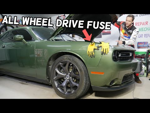 DODGE CHALLENGER AWD ALL WHEEL DRIVE FUSE LOCATION REPLACEMENT, ALL WHEEN DRIVE NOT WORKING