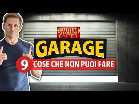 9 COSE che non puoi fare in GARAGE | Avv. Angelo Greco