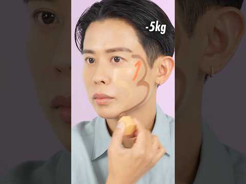 ふっくらな＋5kg とシャープな-5kgのメイク比較！メイクで印象チェンジよ🤍