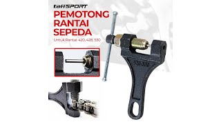 Pratinjau video produk TaffSPORT Pemotong Rantai Sepeda Motor Chain Breaker 420 428 530 - HF99268