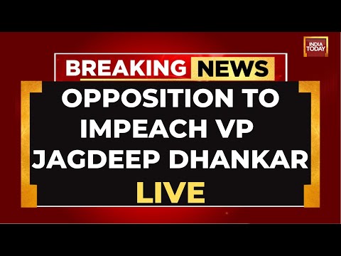 LIVE: Opposition Set To Impeach VP Jagdeep Dhankhar After Angry RS Face-off With Jaya Bachchan LIVE