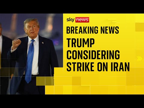 Trump considering US strike on Iran, officials say