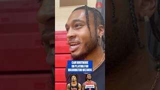 Cam Whitmore on Playing For Hometown Team — Washington Wizards #washingtonwizards