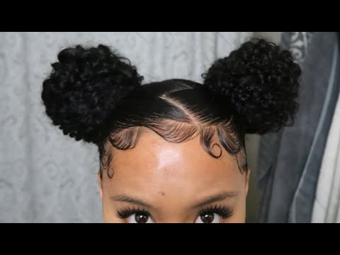 ZIG ZAG 2 BUNS HAIR TUTORIAL😍|TodayOnlyHair