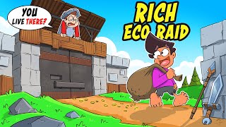 YouTube thumbnail for SebbyK's video titled 'How I Got Rich Fast in Rust as a SOLO by Eco Raiding!'
