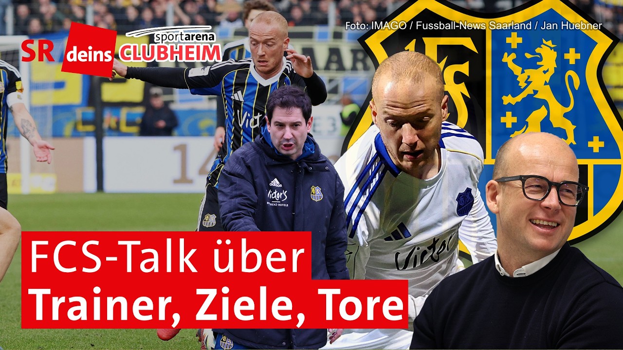 Fußball sportarena Clubheim – mit Sebastian Vasiliadis vom 1.FC Saarbrücken